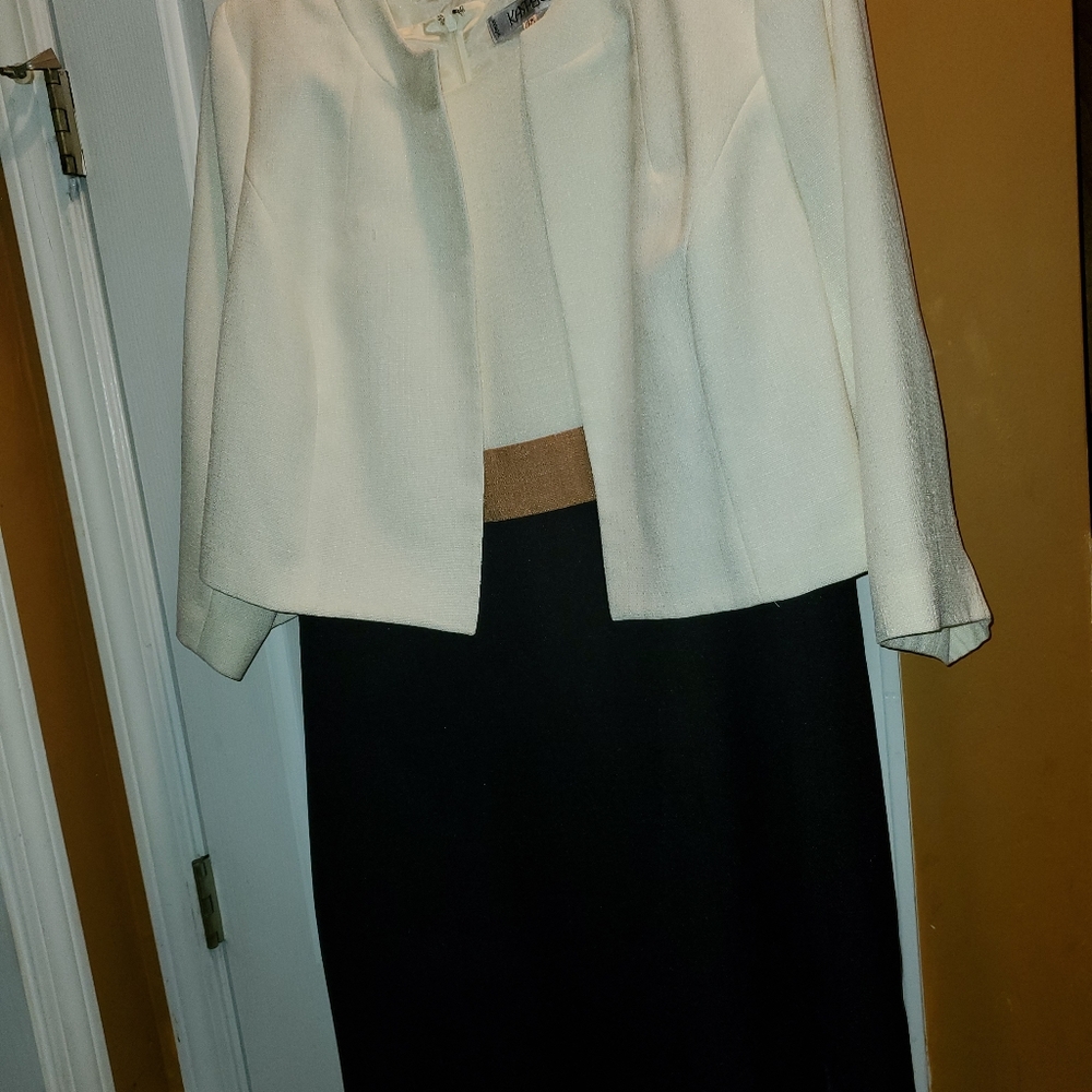 2 piece dress and jacket